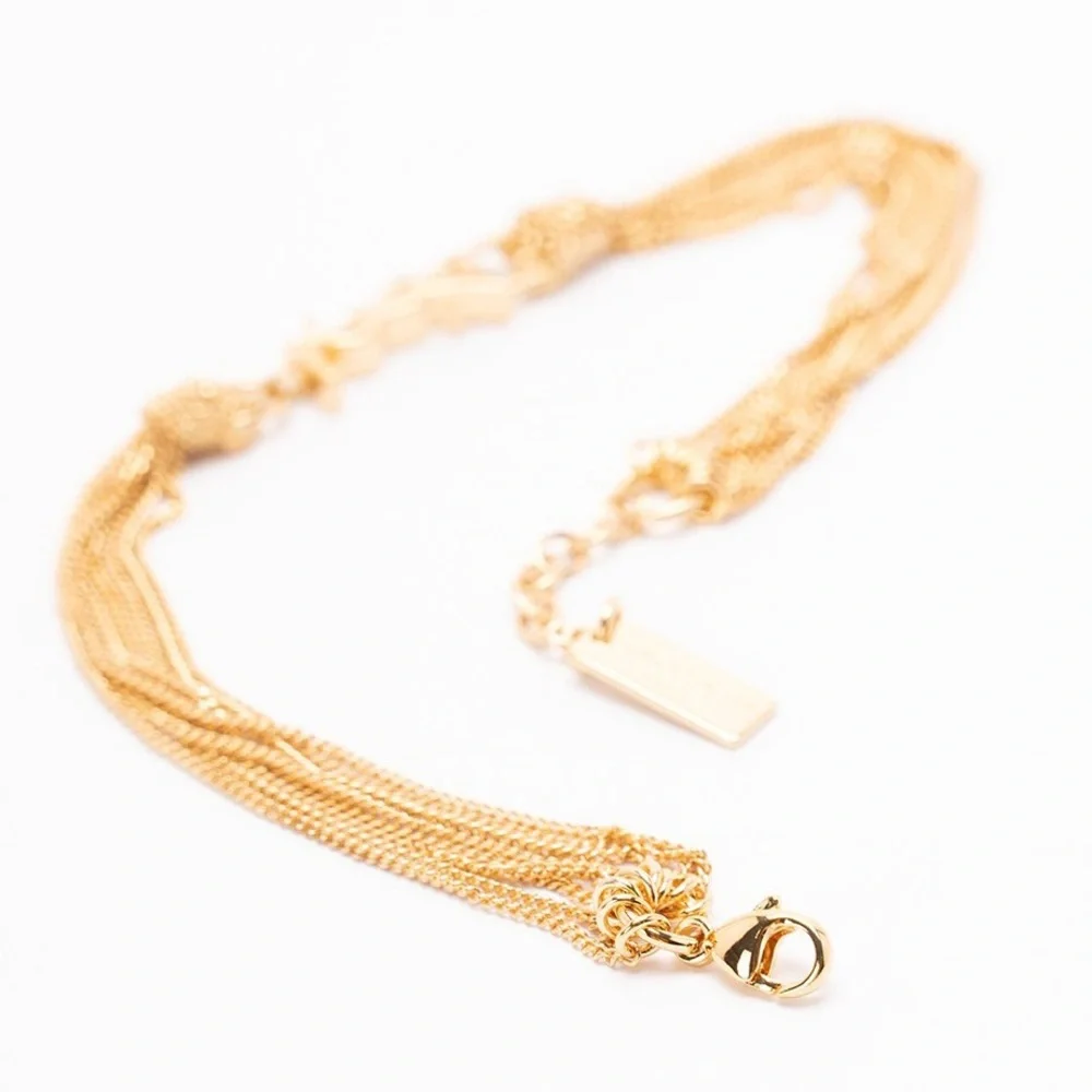 SAINT LAURENT YSL Cassandra monogram chain bracelet - Picture 4 of 4